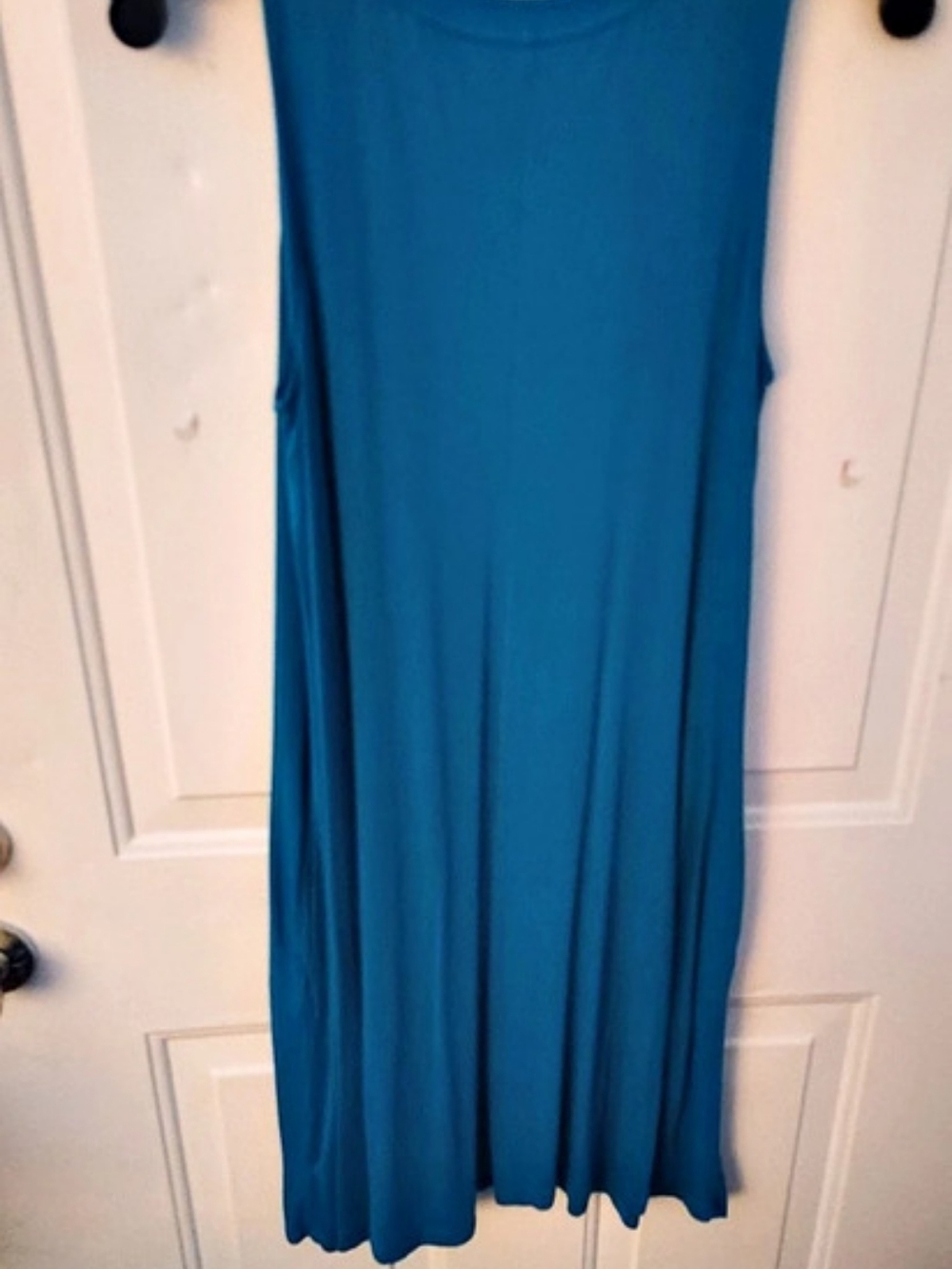 Time and Tru Sleeveless Maxi Dress in Blue Size Medium Like New